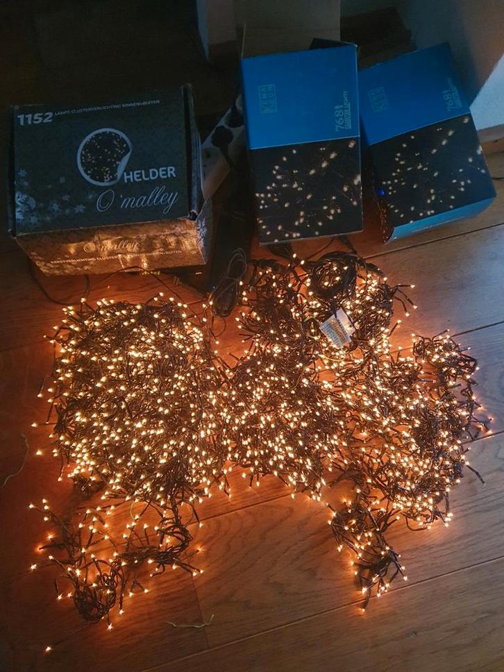 Kerstverlichting 1x1152 en 2x768 microverlichting echte lamp, Diversen, Kerst, Zo goed als nieuw, Ophalen of Verzenden