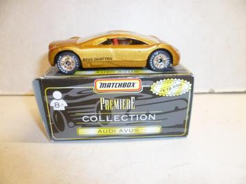 Matchbox 1996 Premiere Audi Avis rubberen bandjes modelauto beschikbaar voor biedingen