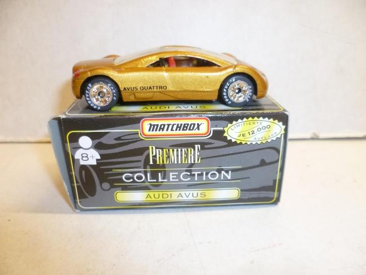 Matchbox 1996 Premiere Audi Avis rubberen bandjes modelauto, Hobby en Vrije tijd, Modelauto's | Overige schalen, Nieuw, Auto, Ophalen of Verzenden