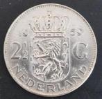 Nederland 1959 - zilveren rijksdaalder Koningin Juliana, Postzegels en Munten, Munten | Nederland, 2½ gulden, Koningin Juliana