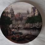 Wandbord Amsterdamse Grachten - Koos van Loon, Antiek en Kunst, Ophalen of Verzenden