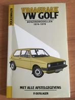 Vraagbaak Volkswagen Golf 1.5, VW Golf 1.6 1974-1979 mooi!, Ophalen of Verzenden