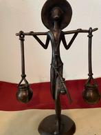 Bronzen Aziatische Waterdrager, Ophalen of Verzenden