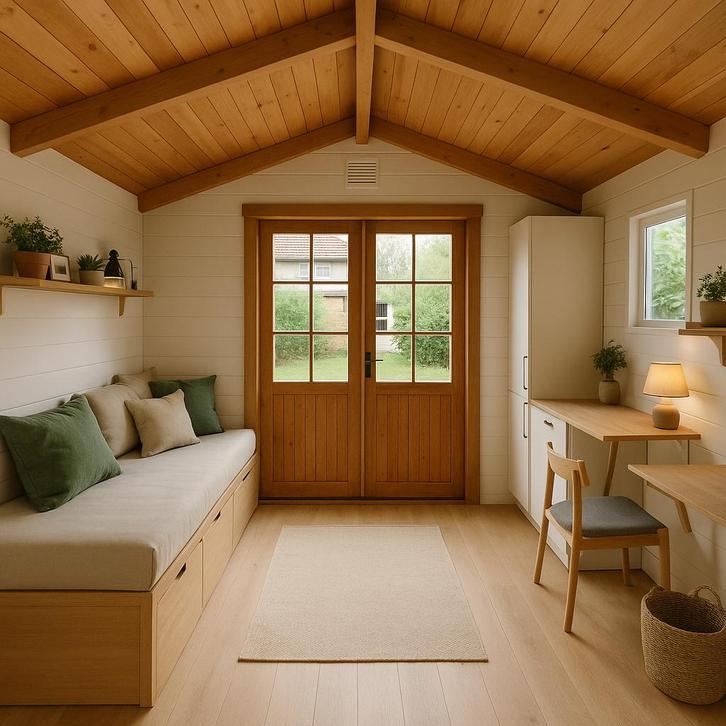 Op zoek naar een Tiny House, behandelruimte of thuiskantoor?, Tuin en Terras, Tuinhuizen, Zo goed als nieuw, Ophalen