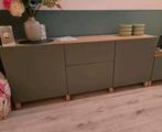 Ikea besta dressoir met lichtgroene frontjes, Huis en Inrichting, Kasten | Dressoirs, Ophalen, Gebruikt, 25 tot 50 cm, 150 tot 200 cm