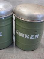 Vintage Thee, Koffie, Suiker bussen, Antiek en Kunst, Antiek | Emaille, Ophalen of Verzenden