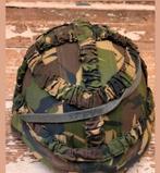 NL leger Kevlar helm woodland cover, Verzamelen, Ophalen of Verzenden