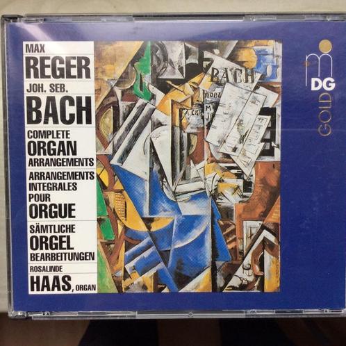 Orgel 2 cd - Bach-bewerkingen van Max Reger, Cd's en Dvd's, Cd's | Klassiek, Zo goed als nieuw, Overige typen, Romantiek, Ophalen of Verzenden