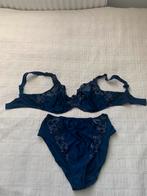 Prima donna set 90D en 44 blauw, Verzenden, Blauw, BH