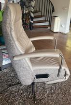 Prominent C100 relax/sta op stoel, Huis en Inrichting, Fauteuils, Ophalen, Zo goed als nieuw, Leer, 50 tot 75 cm