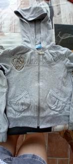 zilverkleurig grijs vest met kap Miss Blumarine maat 128, Miss Blumarine, Meisje, Trui of Vest, Ophalen of Verzenden