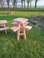 BARTAFEL PICKNICKTAFEL TUINBANK, Ophalen, Zo goed als nieuw, Vierkant, Hout