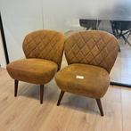 2x Lounge stoel, Huis en Inrichting, Stoelen, Twee, Bruin, Nieuw, Hout