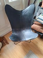 Zwarte vlinderstoel in goede staat, Huis en Inrichting, Stoelen, Ophalen, Gebruikt, Zwart, Vintage