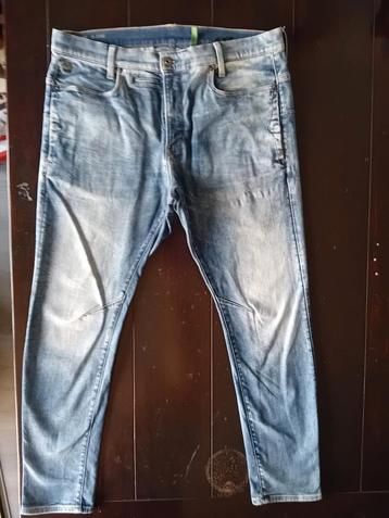 ZGAN G STAR RAW D-STAQ D SLIM STRETCH TAPERED JEANS 36/32!! beschikbaar voor biedingen