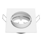 OPRUIMING! Inbouwspot kantelbaar vierkant, Led, Metaal of Aluminium, Ophalen of Verzenden, Plafondspot of Wandspot