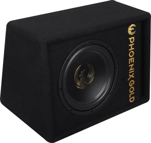 Phoenix Gold Z10AB 10" Aktieve Subwoofer met kist Bassreflex, Auto diversen, Autospeakers, Nieuw, Verzenden