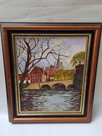 Antiek grote schilderij, Antiek en Kunst, Kunst | Schilderijen | Klassiek, Ophalen of Verzenden