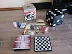 Backgammon, schaken en meer, Hobby en Vrije tijd, Gezelschapsspellen | Bordspellen, Een of twee spelers, Ophalen of Verzenden