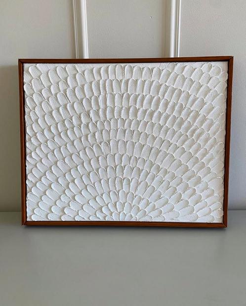 Japandi reliëfschilderij - Stash, Huis en Inrichting, Woonaccessoires | Schilderijen, Tekeningen en Foto's, Nieuw, Schilderij