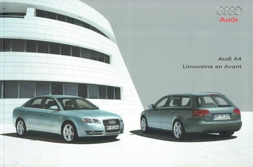 Folder Audi A4 Limousine en Avant (2006), Boeken, Auto's | Folders en Tijdschriften, Zo goed als nieuw, Audi, Verzenden