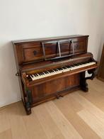 Antieke Kriegelstein Piano, Muziek en Instrumenten, Ophalen, Gebruikt, Bruin, Piano