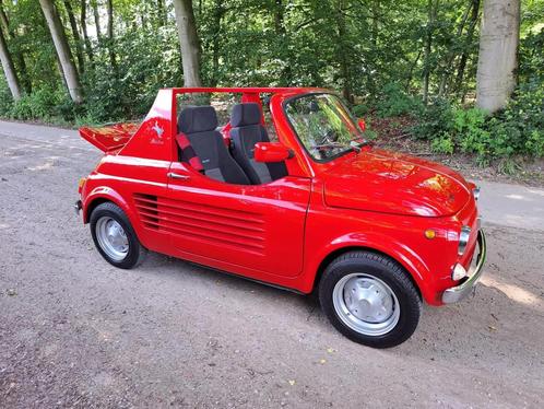 Fiat 500 Testarossa (bj 1967), Auto's, Oldtimers, Bedrijf, Te koop, Open dak, Fiat, Benzine, Cabriolet, Handgeschakeld, Geïmporteerd