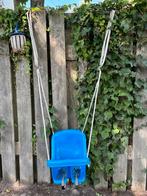 Schommel voor kleine kinderen, blauw, bevestigingsmateriaal, Ophalen, Gebruikt, Schommel