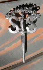 cap badge nr 2 commando veteran association  post war, Verzamelen, Ophalen of Verzenden, Landmacht, Engeland, Embleem of Badge