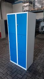 Metalen 6 deurs lockerkast, kluisjeskast, R, Ophalen of Verzenden, Zo goed als nieuw, H