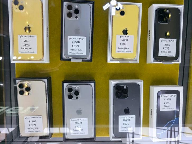 Apple Iphones en Samsungs Galaxys/ nieuw en tweedehands, Telecommunicatie, Mobiele telefoons | Batterijen en Accu's, Zo goed als nieuw