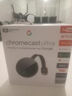 Google Chromecast Ultra - Nieuwstaat!, Audio, Tv en Foto, Mediaspelers, Ophalen of Verzenden, Zo goed als nieuw, USB 2, Zonder harde schijf
