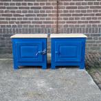Nachtkastjes set Blauw, Ophalen, Nieuw, 45 tot 65 cm, Minder dan 55 cm