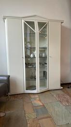 Hulsta vitrine kast wit Art Deco stijl met verlichting, Ophalen, Gebruikt