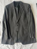 Donkergrijs Wollen Driedelig Pak, Kleding | Heren, Kostuums en Colberts, Ophalen of Verzenden, Zo goed als nieuw, Maat 52/54 (L)