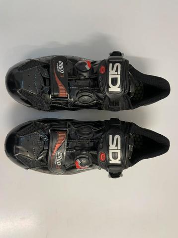 Te koop: wielrenschoenen Sidi Ergo 3 carbon, zwart, maat 43 beschikbaar voor biedingen