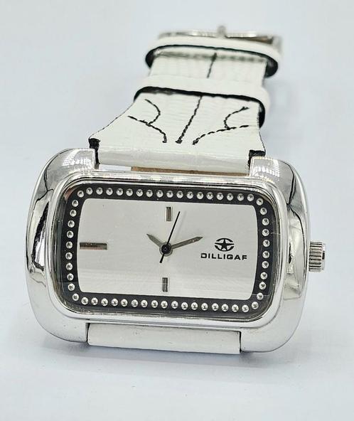 Dilligaf Design Dames horloge, Sieraden, Tassen en Uiterlijk, Overige Accessoires, Zo goed als nieuw, Verzenden