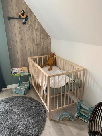 Ledikant ikea beuken baby bedje beschikbaar voor biedingen