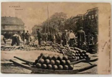 Oude Briefkaart Alkmaar - Kaasmarkt (1904) beschikbaar voor biedingen