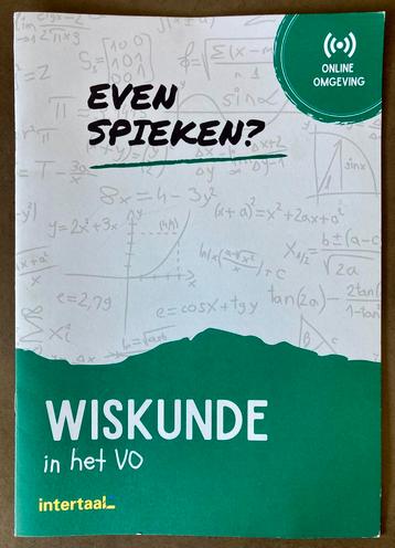 Even Spieken - Wiskunde in het VO beschikbaar voor biedingen