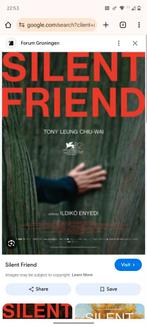 2 tickets voor Silent Friend in Groningen last Minute, Twee personen