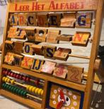 Leer het Alfabet - houten educatief speelgoed  (retro), Kinderen en Baby's, Speelgoed | Houten speelgoed, Ophalen of Verzenden