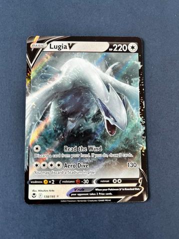 Pokemon kaart lugia 138 silver tempest beschikbaar voor biedingen