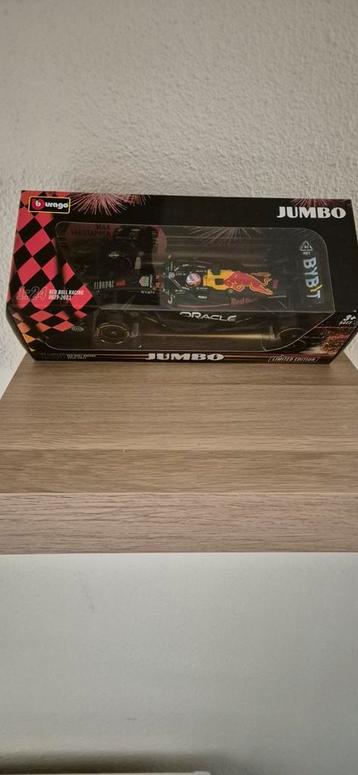 Max verstappen rb19 2023 jumbo auto nieuw in doos. beschikbaar voor biedingen