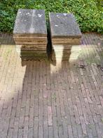 19 Tuintegels, grijs, 60x40, Ophalen, Gebruikt, 10 m² of meer, Beton