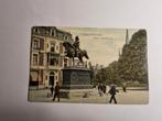 Den Haag, met Ruiterstandbeeld., Verzamelen, Ophalen of Verzenden, Voor 1920, Zuid-Holland