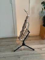 Alt sax, poetsbeurt nodig. Half jaar niet op gespeeld., Ophalen, Gebruikt, Alt, Met koffer