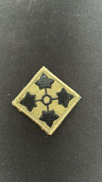 Patch 4th Infantry Division, US Army BDU subdued