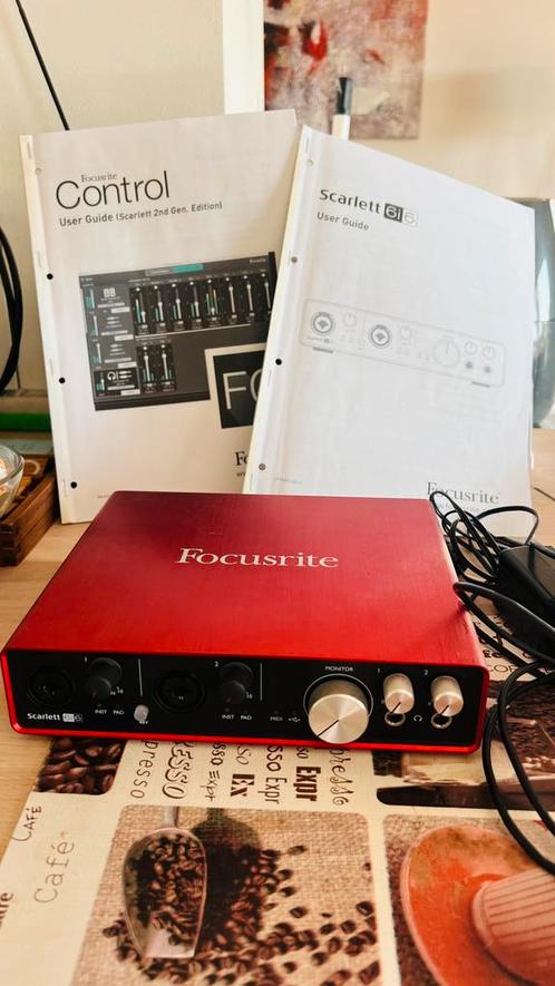 FocusRite Scarlett 6i6, Computers en Software, Geluidskaarten, Zo goed als nieuw, Ophalen of Verzenden