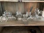 Theeservies Jenaer glas vintage, Huis en Inrichting, Ophalen, Glas of Glazen, Nieuw, Glas